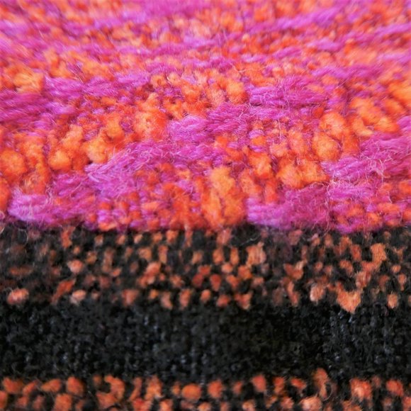 Patricia Palson Fitted Sweater Hand Woven Custom Toggles Pleated Waist Chenille - Picture 2 of 9